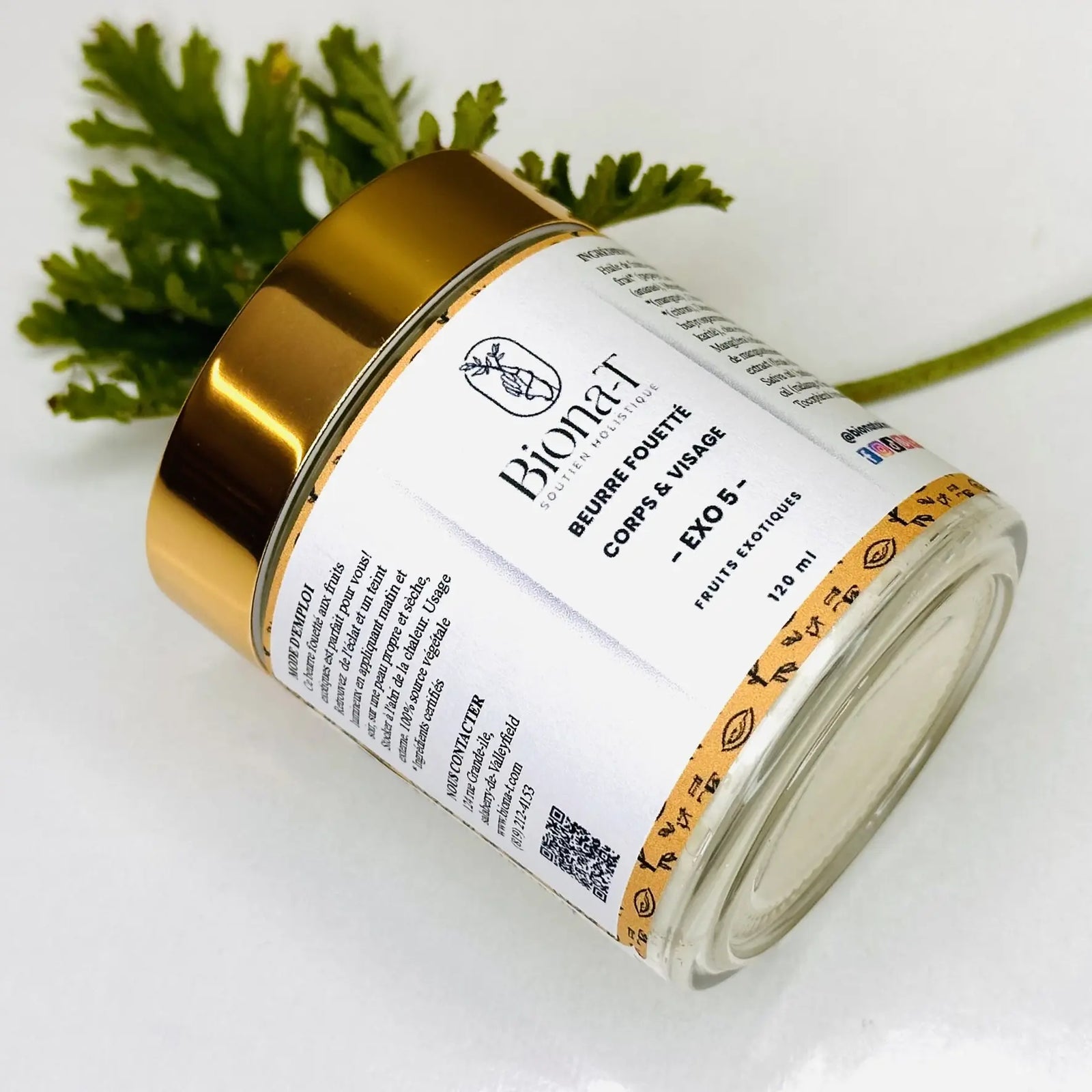 Beurre fouetté Exo 5 de Biona-T fait à la main