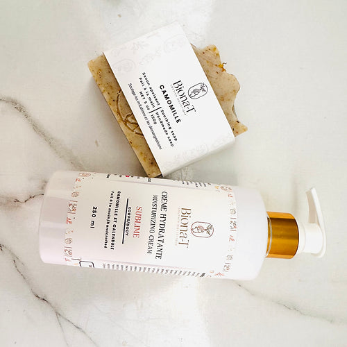 Crème sublime de Camomille et calendula et le savon 